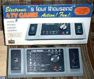 Kmart Electronic "s four thousand" 4000 4 TV Games Action Fun